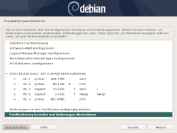 disc partitions