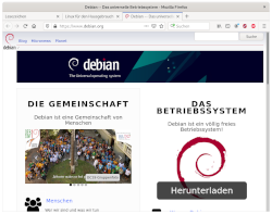 Der Debian Website